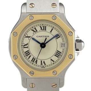 カルティエ(Cartier)のカルティエ サントスオクタゴン SM W2001683 クォーツ レディース 【中古】(腕時計)