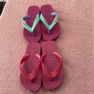 ハワイアナス(havaianas)のハワイアナス　ビーチサンダル　2つセット(サンダル)