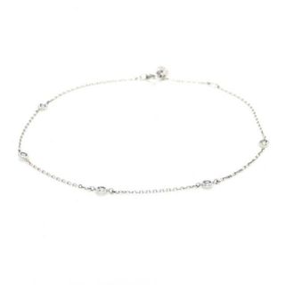 スタージュエリー(STAR JEWELRY)のSTAR JEWELRY(スタージュエリー) ブレスレット - K10WG×カラーストーン ライトブルー(ブレスレット/バングル)