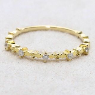 アガット(agete)のアガット K18 ダイヤモンド リング 0.05ct /24-869S(リング(指輪))