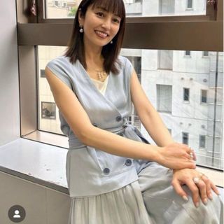 styling/ - 矢田亜希子さん着用stylingスタイリングセットアップ風ワンピース