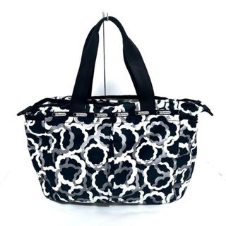 レスポートサック(LeSportsac)のLESPORTSAC(レスポートサック) ボストンバッグ - 黒×グレー×白 本体ロックなし レスポナイロン(ボストンバッグ)