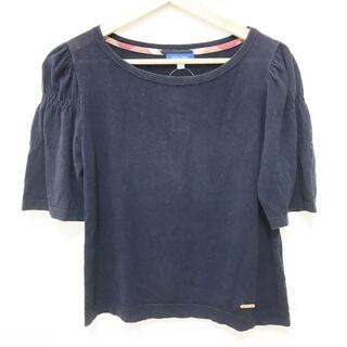 BLUE LABEL CRESTBRIDGE - BLUE LABEL CRESTBRIDGE(ブルーレーベルクレストブリッジ) 半袖Tシャツ サイズ38 M レディース - 黒