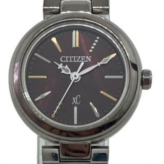 シチズン(CITIZEN)のCITIZEN(シチズン) 腕時計 XC(クロスシー) J730-T018301 レディース エコドライブ ボルドー(腕時計)