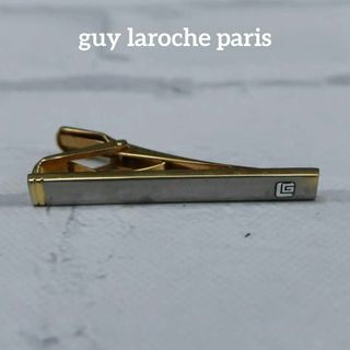 ギラロッシュ(Guy Laroche)の【匿名配送】ギラロッシュ タイピン シルバー ロゴ シンプル 5(ネクタイピン)