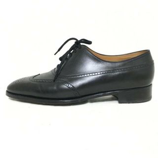 ジョンロブ(JOHN LOBB)のJOHNLOBB(ジョンロブ) シューズ 7E メンズ - 黒 ウィングチップ レザー(その他)