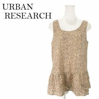 URBAN RESEARCH - アーバンリサーチ ブラウス ノースリーブ 総柄 ONE 210301YH2A