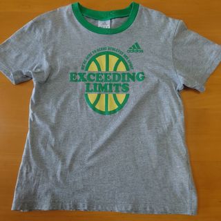 アディダス(adidas)の【adidas】アディダス半袖Tシャツ グレー 140(Tシャツ/カットソー)