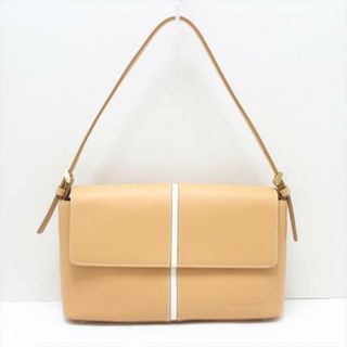 バーバリー(BURBERRY)のBurberry(バーバリー) ハンドバッグ美品  - ライトブラウン×白 レザー(ハンドバッグ)