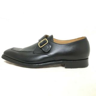 クロケットアンドジョーンズ(Crockett&Jones)のCrockett&Jones(クロケットジョーンズ) シューズ 7 1/2E メンズ - 黒 モンクストラップ レザー(その他)