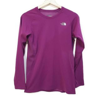 ザノースフェイス(THE NORTH FACE)のTHE NORTH FACE(ノースフェイス) 長袖Tシャツ サイズM レディース美品  パープル(Tシャツ(長袖/七分))