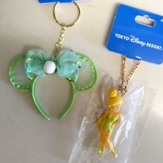 ディズニー(Disney)のDisney🍀ティンカーベル✨キーチェーン＆光るおもちゃ(キャラクターグッズ)