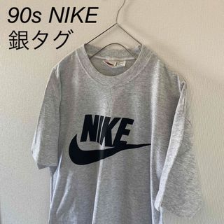 ナイキ(NIKE)の90sNIKEナイキ銀タグtシャツ半袖メンズグレー灰(Tシャツ/カットソー(半袖/袖なし))
