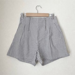 オリーブデオリーブ(OLIVEdesOLIVE)の【オリーブデオリーブ】麻混ギンガムチェック ショートパンツ(ショートパンツ)