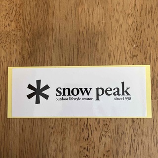スノーピーク(Snow Peak)のスノーピーク　ステッカー　非売品(その他)