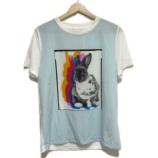 Paul Smith - PaulSmith(ポールスミス) 半袖Tシャツ サイズM レディース美品  - ライトブルー×白×マルチ クルーネック/うさぎ