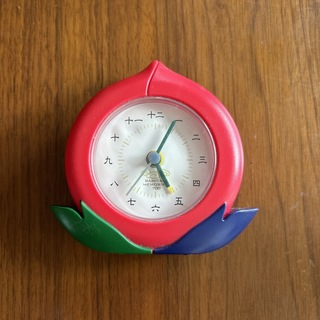 桃型時計(置時計)