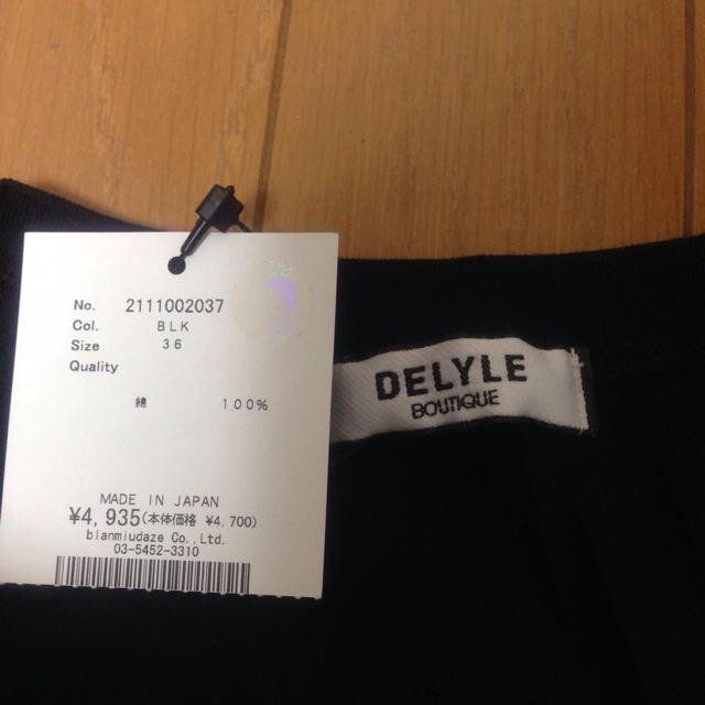 Delyle NOIR(デイライルノアール)のDELYLE♡新品Tシャツ レディースのトップス(Tシャツ(半袖/袖なし))の商品写真