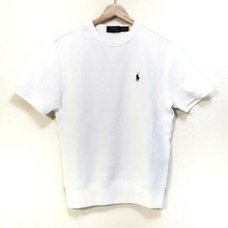 ポロラルフローレン(POLO RALPH LAUREN)のPOLObyRalphLauren(ポロラルフローレン) 半袖カットソー サイズXS メンズ美品  - 白 クルーネック(Tシャツ/カットソー(半袖/袖なし))