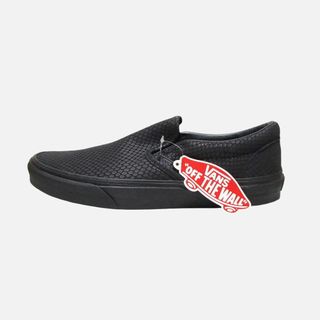 ヴァンズ(VANS)の★新品★バンズ★スリッポン+ (Snake Leather)Black/9.5)(スニーカー)