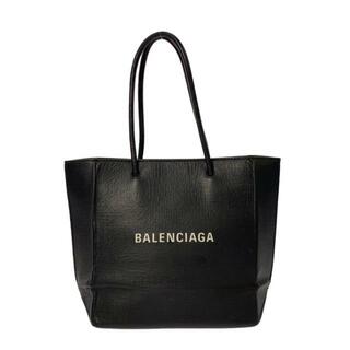 バレンシアガ(Balenciaga)のBALENCIAGA(バレンシアガ) トートバッグ ショッピングトート XXS 597858 黒 レザー(トートバッグ)