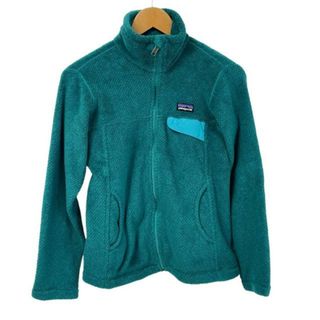 パタゴニア(patagonia)のPatagonia(パタゴニア) ブルゾン サイズS レディース美品  25476 ブルーグリーン フリース/ジップアップ/冬物(ブルゾン)