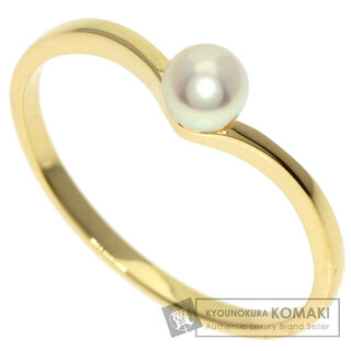 ミキモト(MIKIMOTO)のMIKIMOTO ベビーパール 真珠 リング・指輪 K18YG レディース(リング(指輪))