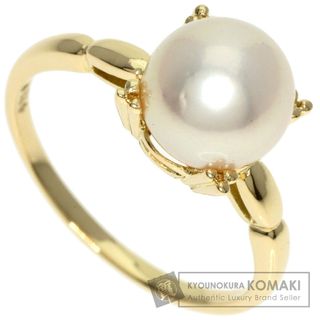 ミキモト(MIKIMOTO)のMIKIMOTO ミキモト パール 真珠 リング・指輪 K14YG レディース [中古](リング(指輪))
