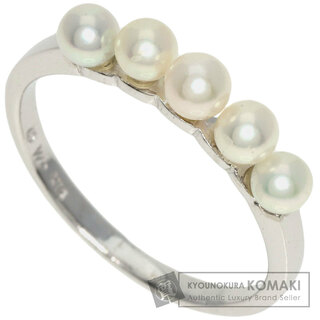 ミキモト(MIKIMOTO)のMIKIMOTO ベビーパール 真珠 リング・指輪 K14WG レディース(リング(指輪))