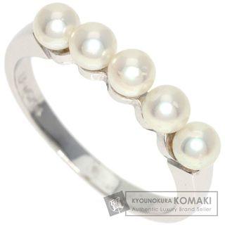 ミキモト(MIKIMOTO)のMIKIMOTO ベビーパール 真珠 リング・指輪 K14WG レディース(リング(指輪))