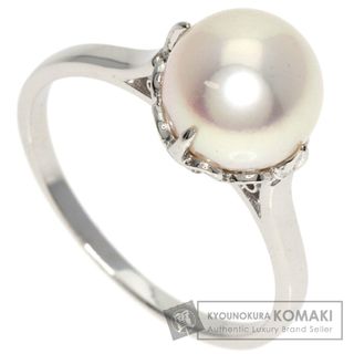 ミキモト(MIKIMOTO)のMIKIMOTO パール 真珠 リング・指輪 K14WG レディース(リング(指輪))