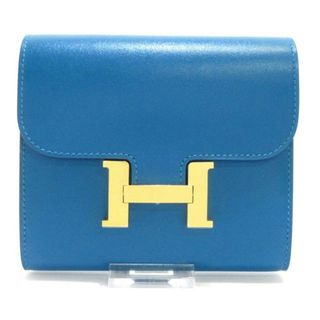 エルメス(Hermes)のエルメス 2つ折り財布美品  ブルーパオン(財布)