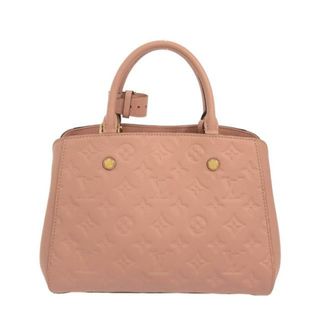 ルイヴィトン(LOUIS VUITTON)のLOUIS VUITTON(ルイヴィトン) ハンドバッグ モノグラム・アンプラント美品  モンテーニュBB M44123 ローズプードル モノグラム・アンプラントレザー(ハンドバッグ)