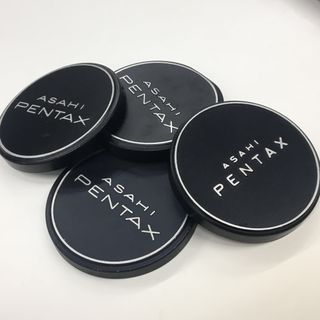 ペンタックス(PENTAX)のPENTAX 旭光学 ビンテージ メタルレンズキャップ ×4個セット(レンズ(単焦点))