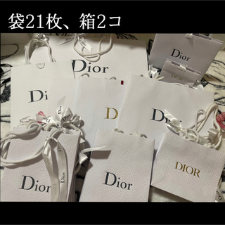 ディオール(Dior)のディオール紙袋と箱セット(ショップ袋)