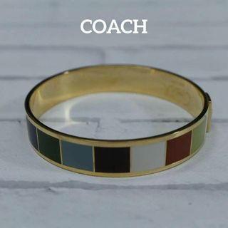 COACH - 【匿名配送】COACH コーチ バングル ブレスレット ゴールド カラフル