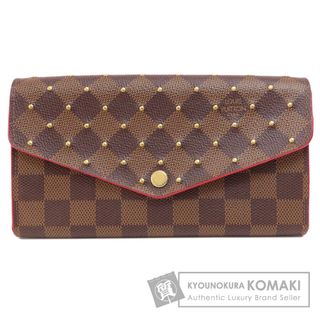 ルイヴィトン(LOUIS VUITTON)のLOUIS VUITTON N60123 ポルトフォイユ・サラ ダミエ エベヌ 長財布（小銭入れあり） モノグラムキャンバス レディース(財布)