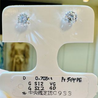 専用です☆PTダイヤモンドピアス D:0.347ct 0.356ct