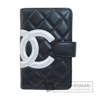 シャネル(CHANEL)のCHANEL カンボンライン シルバー金具 二つ折り財布（小銭入れあり） カーフ レディース(財布)