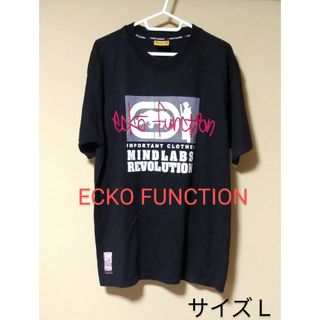 ECKO FUNCTION＊Ｔシャツ・半袖・サイズＬ＊ビックロゴトップス・メンズ(Tシャツ/カットソー(半袖/袖なし))