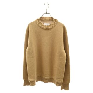 Maison Martin Margiela 4 14 メゾンマルタンマルジェラ 4 14 23AW レイヤードカラー 5G エルボーパッチ プルオーバー ニット セーター ベージュ SI1GP0001 S18064(ニット/セーター)