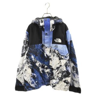 シュプリーム(Supreme)のSUPREME シュプリーム 17AW×THE NORTH FACE Mountain Parka ザノースフェイス 雪山マウンテンパーカー ブルー ジャケット ブルー/ホワイト NP61701I(マウンテンパーカー)