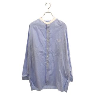 マルタンマルジェラ(Maison Martin Margiela)のMaison Margiela メゾンマルジェラ 21AW マンダリンカラーシャツ S50DL0481 ブルー(シャツ)