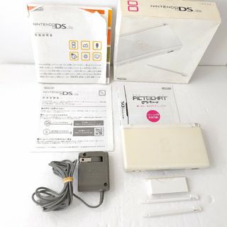 ニンテンドーDS(ニンテンドーDS)のNintendo　ニンテンドーDSlite　クリスタルホワイト　画面美品　任天堂(携帯用ゲーム機本体)