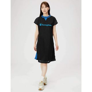 Champion - 59%OFF 新品■チャンピオン メッシュワンピース Mサイズ ブラック 抗菌 防臭 CW-P304 女性 運動 レディース スポーツ スポーティー ファッション機能性 快適 速乾 ファッション カジュアル