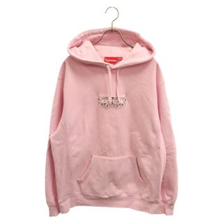 シュプリーム(Supreme)のSUPREME シュプリーム 19AW Bandana Box Logo Hooded Sweatshirt バンダナボックスロゴ プルオーバー スウェットパーカー ピンク(パーカー)