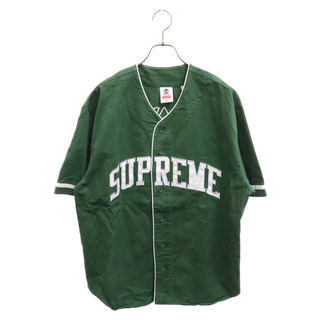シュプリーム(Supreme)のSUPREME シュプリーム 23SS ×Timberland Baseball Jersey ベースボール ジャージー ロゴ 半袖 シャツ グリーン(シャツ)