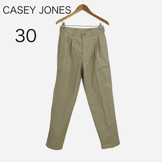 CASEY JONES メンズ　チノパン　ベージュ　スラックス　M 30 パンツ(チノパン)