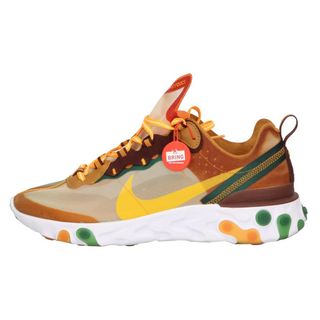 ナイキ(NIKE)のNIKE ナイキ REACT ELEMENT 87 リアクトエレメント 87 ローカットスニーカーシューズ ブラウン/オレンジ US10.5/28.5cm CJ6897-113(スニーカー)