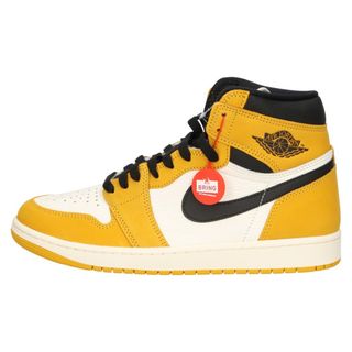 ナイキ(NIKE)のNIKE ナイキ AIR JORDAN 1 RETRO HIGH OG Yellow Ochre DZ5485-701 エアジョーダン1 レトロ ハイ OG イエローオークル ハイカットスニーカー イエロー/ホワイト US9/27cm(スニーカー)